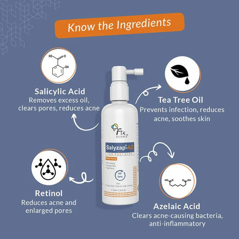Fixderma Skincare Salyzap Body Wash + Salyzap-Az Body Spray